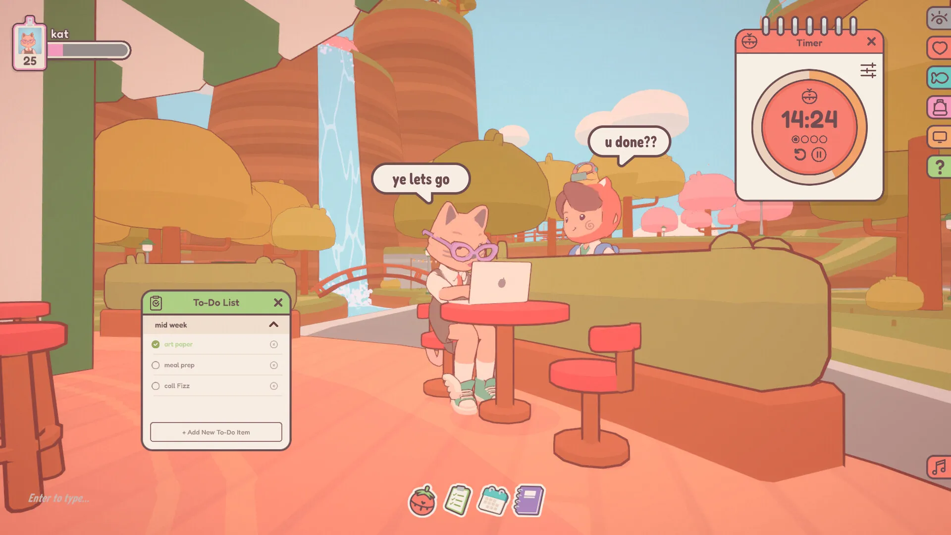 随时在一起: 云自习/On-Together: Virtual Co-Working